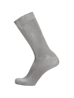 Шкарпетки сірі демісезонні бавовняні | 6845874