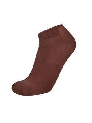 Шкарпетки короткі шоколадного кольору | 6845878