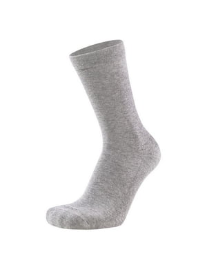 Шкарпетки сірі бавовняні, з махровим слідом | 6845906