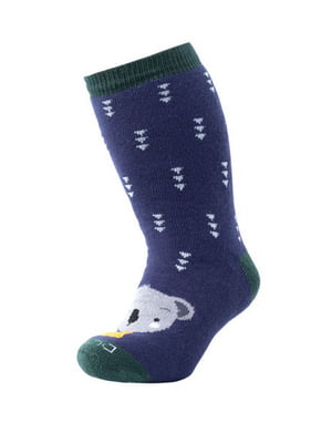 Шкарпетки сині зимові бавовняні | 6845990