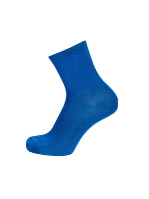 Шкарпетки бавовняні волошкового кольору | 6846015