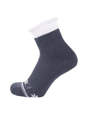Шкарпетки махрові із силіконом на стопі | 6846018
