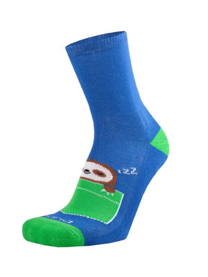 Шкарпетки блакитні бавовняні з махровим слідом | 6846067