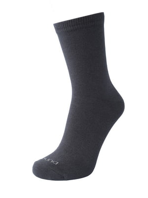 Шкарпетки бавовняні темно-сірі | 6846163