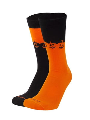 Шкарпетки демісезонні оранжево-чорні "Хелловін" | 6846215