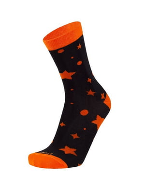 Шкарпетки демісезонні чорні "Хелловін" | 6846216