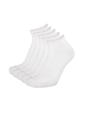 Набір шкарпеток білих коротких демісезонних (5 пар) | 6846303