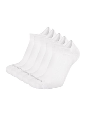 Набір шкарпеток білих літніх сіточка (5 пар) | 6846315