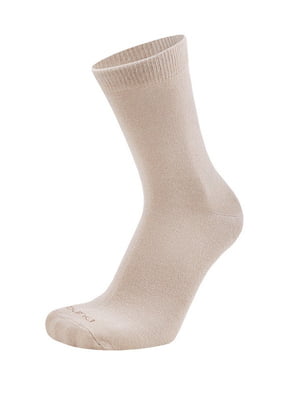 Шкарпетки бавовняні сіро-бежеві | 6846322