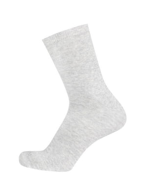 Шкарпетки бавовняні світло-сірі | 6846326