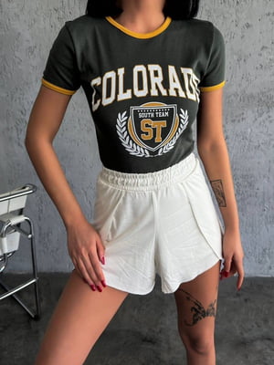 Трикотажна футболка кольору хакі з Coloradо | 6846404