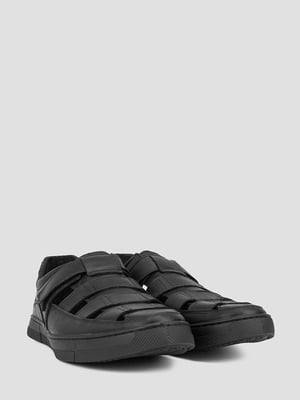 Кожаные черные сандалии | 6847645