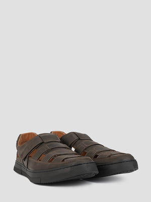Кожаные коричневые сандалии | 6847646