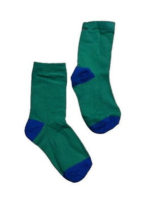 Шкарпетки зелено-синього кольору | 6848301