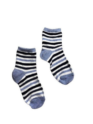 Шкарпетки блакитні в смужку | 6848409