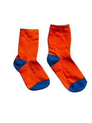 Шкарпетки помаранчево-сині | 6848643