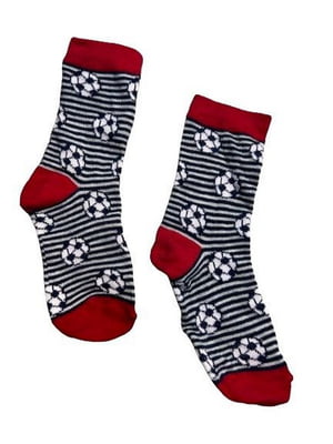 Шкарпетки смугасті з малюнком | 6849304
