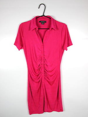 Рожева сукня типу футболка-поло | 6849466