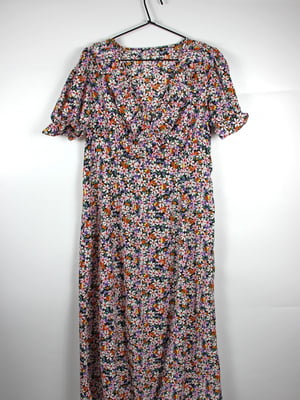Різнокольорова сукня в квітковий принт | 6849475
