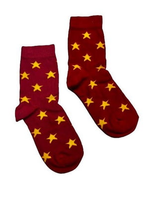 Шкарпетки червоні в зірки | 6849684