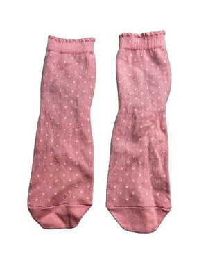 Шкарпетки рожеві в горох | 6849845
