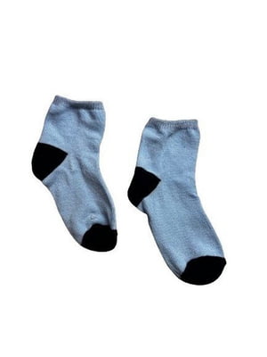 Шкарпетки блакитно-чорні | 6849859