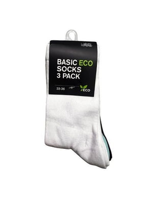Набір різнокольорових шкарпеток (3 пари) | 6849936