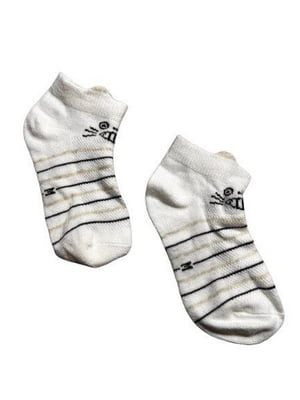 Шкарпетки білі в смужку | 6849956