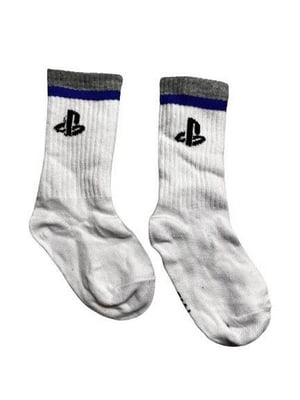Шкарпетки білі з малюнком | 6850010