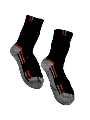 Шкарпетки чорно-сірі | 6850356