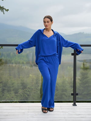 Костюм жатка синій: майка, сорочка, штани та шорти | 6852353