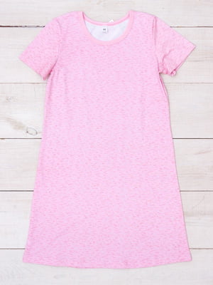 Сорочка нічна рожева меланжева "Sleep" | 6851983