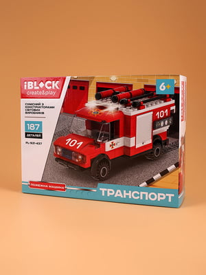 Конструктор-транспорт «Пожежна служба» | 6853566