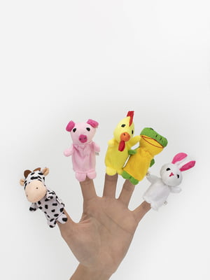 Набір іграшок на пальці "Веселі пухнастики"  | 6854155