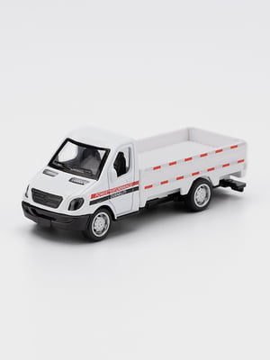 Іграшкова вантажівка металева біла | 6854320
