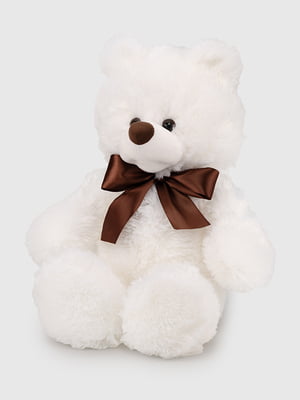 М”яка іграшка “Ведмідь Топтижка” молочного кольору | 6854655