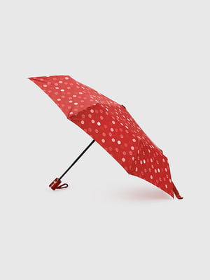 Червона парасолька в принт | 6854657