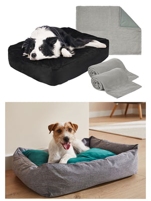 Набір для тварин: лежак, чохол, килимок, ковдра і подушка | 6854920