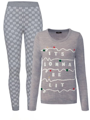 Різдвяний светр та легінси | 6855388