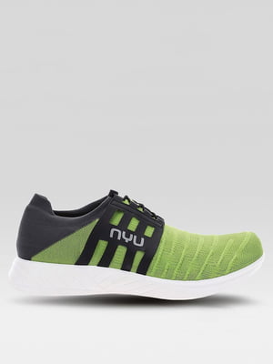 Кросівки зелені з логотипом | 6855651