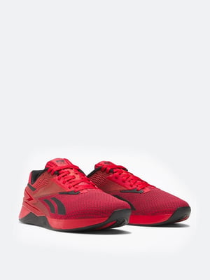 Червоні текстильні кросівки з підошвою Lift and Run | 6855815