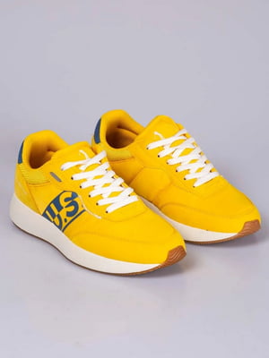 Жовті кросівки на еластичній підошві | 6855885