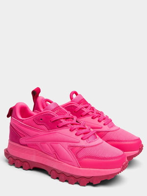 Рожеві кросівки на рельєфній підошві | 6855968