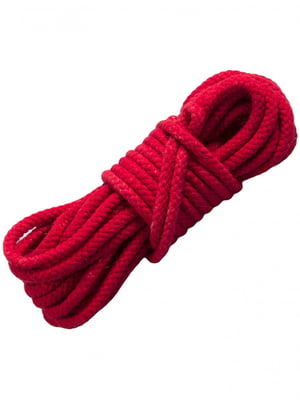 Красная хлопковая веревка для бондажа | 6856972