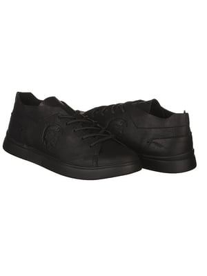 Чорні шкіряні кросівки | 6856983