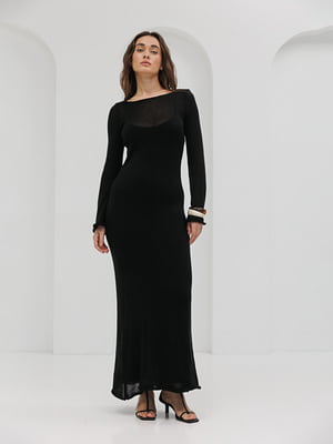 Комплект черных длинных платьев (2 шт.) | 6853183