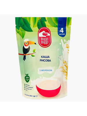 Каша молочна рисова для дітей з 4 місяців 200г | 6859301