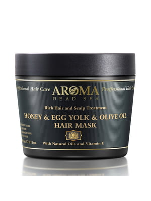 Маска для волосся з медом, яєчним жовтком та оливковою олією (500 мл) | 6859432