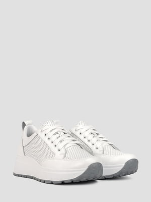Белые кожаные кроссовки | 6859615