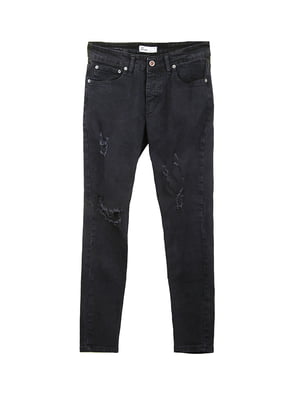 Чорні обтягуючі джинси | 6859676